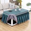 Cubierta de Mesa Calefactora Rectangular de Terciopelo Grueso Doble Cara Mantel para Calentador Eléctrico Mesa de Centro Calefactora Cubierta de Mesa Cubierta de Mesa Calefactora Eléctrica