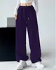 Pantalones de Chándal Holgados de Pierna Ancha de Cintura Alta, Nuevos Pantalones Deportivos Casuales de Primavera y Otoño, Pantalones de Cordón de Color Sólido a la Moda, Modernos y Versátiles