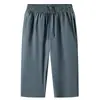 Pantalones Casuales Deportivos de Verano para Hombre, Shorts de Playa Elásticos en Cuatro Direcciones, Pantalones Cropped Elásticos de Pierna Recta, Pantalones de Fitness Deportivos para Exteriores