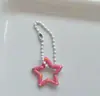 Lindo llavero de estrella con lunares huecos, dulce colgante para chicas, regalo para mejores amigas y parejas, accesorio decorativo