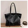 Comercio Exterior Transfronterizo Bolso de Mujer Nuevo Textura Simple Bolso Tote para Viajes Diarios Bolso de Hombro Retro de Gran Capacidad Bolso de Moda para Debajo del Brazo
