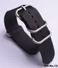 Correa de Reloj de Cincha para Suministro de Comercio Electrónico Ow Plata Hebilla Ovalada Deslizante Correa de Reloj de Nailon Correa de Reloj de Nailon Engrosada Impermeable