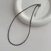 Design de Nicho 2mm Pérola de Concha de Água Doce Natural Colar Feminino Diário Versátil Corrente de Clavícula Personalizada de Alta Qualidade