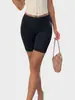 Shorts de Yoga de Cintura Alta de Soporte para Mujer, Esenciales para el Gimnasio, Antideslizantes para Sentadillas, Pantalones Deportivos Fitness para Moldear Glúteos