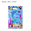 Bolsas de regalo para fiestas de huellas de perro de venta caliente transfronterizas, bolsas de regalo de recuerdo de dibujos animados de fútbol, bolsas de plástico para dulces, suministros de decoración de cumpleaños
