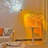 Lámpara de pie de onda de agua de doble cabezal con control remoto para cambio de color, iluminación ambiental, simulación de atardecer, iluminación de fondo de 16 colores para transmisión en vivo