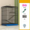 Gaiola de Esquilo de Três Camadas, Gaiola Especial para Chinchilas e Esquilos, Grande Gaiola Villa Elevada para Gerbils e Esquilos Voadores, Gaiola Pequena para Animais de Estimação