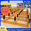 Suprimentos do Fabricante Rack de Empilhamento de Barra de Aço, Plataforma de Armazenamento de Suporte de Barra de Aço, Rack de Empilhamento de Barra de Aço Montado em Canteiro de Obras