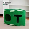 Arranhador de Gato Vertical de Parede com Duas Camadas, Casa de Gato Esconderijo de Feltro, Adequado para Todas as Estações