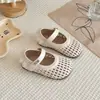 Zapatos para Niñas Sandalias Cerradas de Princesa para Niños 2026 Primavera Verano Niñas Bebé Suela Suave Zapatos Romanos con Agujeros para Niños Pequeños