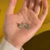 Juego de Collar de Trébol de Cuatro Hojas Tridimensional Electrochapado con Oro Real de 14K en Plata de Ley S925, Lujo Ligero Transfronterizo Completamente Incrustado con un Sentido de Elegancia
