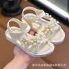 Personalización Directa de Fábrica Sandalias para Niños Verano Estudiantes de Primaria y Secundaria Niños Grandes Zapatos Nuevos de Perlas Sandalias para Bebés de Exterior