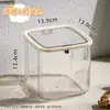 Caja de Almacenamiento de Escritorio con Tapa abatible Acrílico Transparente Caja Organizadora a Prueba de Polvo Habitación Dormitorio Oficina Caja para Mascarillas con Tapa