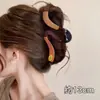 Presilha de garra doce oversized estilo coreano 2026, de alta qualidade e requintada, presilha tubarão versátil para coques na nuca, acessório de cabelo