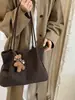 Bolsa de Hombro Cuadros de Alta Gama Estilo Coreano Versátil para Mujer 2026 Nueva Bolsa Transfronteriza Gran Capacidad para Viajar al Trabajo Hombro Único Debajo del Brazo