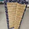 Borde de cortina de caña ribeteado cortina de hierba retro cortina parasol cortina de bambú Zen mampara de sala de té persiana enrollable de balcón decoración de pared de casa de huéspedes