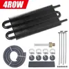 Tubo de Enfriamiento de Aceite de Transmisión Modificado para Coche, Radiador de Caja de Cambios, Disipador de Calor de Refrigeración por Agua, Kit de Enfriamiento de Aceite