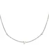 Collar de Acero de Titanio Pequeño Amor Lindo y Exquisito de Verano para Mujer Moda Diseño de Lujo Ligero Cadena para Clavícula Accesorios de Moda
