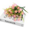 Amazon Flor Artificial Hierba de Primavera Margarita Decoración del Hogar Decoración de Boda Planta Acuática de Exterior Venta Directa de Fábrica Artificial