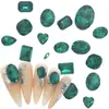 Joyería para Uñas con Pedrería de Punta Esmeralda al por Mayor Decoración de Uñas Mini Marquise Chispeante Gota de Agua Paloma de Amor Huevo