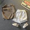 Traje de Niños para Niños, Verano 2026 Nuevo Atuendo de Verano Elegante y Moderno para Bebés, Ropa de Chaleco Delgado sin Mangas
