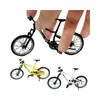 Mini Adornos de Modelo de Bicicleta de Aleación Llavero de Bicicleta Clip de Regalo para Ciclismo Máquina de Bolas de Chicle Regalo Pequeño