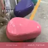 Banqueta de Fibra de Vidro com Aparência de Pedra e Pedras para Shoppings, Parques ao Ar Livre, Assento Oval Criativo Artístico para Lazer