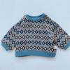 Suéter Infantil Roupa Infantil Estilo Coreano Suéter de Tricô para Bebê Pulôver de Primavera e Outono para Bebê Suéter de Tricô Básico para Bebê