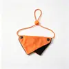Bandana de Cachorro para Halloween Lenço de Pet de Abóbora Bandana Triângulo Coleira Ajustável para Cães Pequenos Gatos