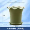 Maceta Lusur, Maceta de Plástico para Bonsái Rábano Verde, Maceta Creativa para Balcón para Cultivar Verduras y Plantas Suculentas, Maceta de Plástico Engrosada