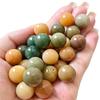 Cuentas redondas de Bodhi naturales hechas a mano con múltiples tesoros, bandeja de bricolaje, joyería, pulsera Wen Play, accesorios al por mayor