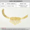 Nueva cadena de cintura dorada con borlas de estilo étnico para vestido de noche con falda larga Cadena corporal irregular de industria pesada Joker venta al por mayor