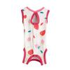 Ropa para mascotas transpirable, totalmente estampada, oso exquisito, poni, fruta, patrón de fútbol, cómoda, ajustada, ropa para esterilización de gatos