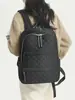 Mochila nueva de tela Oxford 2026 para mujer, con patrones de diamantes bordados, gran capacidad, adecuada para mamás, viajes y uso casual versátil