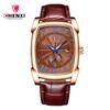 Chenxi Chenxi Reloj Cuadrado para Hombre Transmisión en Vivo Douyin Fabricante Transfronterizo Calendario Luminoso Moda Reloj de Cuarzo para Hombre