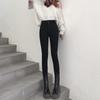 Jeans para Mujer Primavera y Otoño 2021 Nuevo Cintura Alta Adelgazante Ajustado Elástico Pie Mujer Todo Combina Pantalones Lápiz Invierno