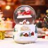 Bola de Cristal de Deseos Navideños, Adorno de Vidrio con Escena de Nieve Soñadora, Atmósfera Festiva, Decoración de Mesa, Tema Navideño