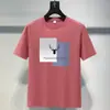 Playera de Manga Corta de Algodón de Fibra Larga para Hombre Algodón Puro Casual para Pareja Estudiante Cuello Redondo Media Manga Holgada Talla Grande Top Básico
