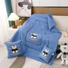 Famoso en Internet Oso Sombrero Bordado de Toalla Multifuncional Oficina y Coche Doble Uso Almohada Colcha Cojín Manta Venta al por Mayor Artículos para el Hogar