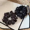 Estampado artístico retro de principios de otoño sensación de alta gama anillo de intestino delgado alta elasticidad cómodo no daña el cabello liga para el pelo banda elástica estilo coreano anillo para el pelo