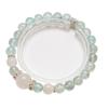 [Nanyu Qinglan] Pulsera de Cristal de Fluorita Verde Natural para Mujer Luna Azul Blanqueamiento Moda Pulsera de Lujo Ligero Venta al por Mayor