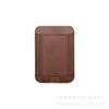 Bolsa de tarjeta con banda elástica para iPhone 12/13/14/15, bolsa de tarjeta con atracción magnética, bolsa de tarjeta MagSafe, tela elástica, magnético fuerte