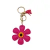 Colgante de Bolsa de Girasol de Dibujos Animados Venta Caliente Accesorios Miu Llavero de Cuero Funda de Teléfono de Girasol Decoración de Bolsa
