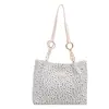 Bolso tote para el hombro y cruzado, fresco y moderno, estilo casual y simple para mujer, estampado 2026, gran capacidad para compras