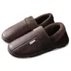 Sapatos de Chão Antiderrapantes de Solado Grosso para Casa e Interior para Mulheres, Sapatos Quentes de Casal para Outono e Inverno, Novos Sapatos de Algodão em Couro PU para Homens e Mulheres 2026