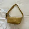 Bolsa Feminina Transversal de Ombro Único Estilo Alto Novo Verão 2026, Fashion e Simples, Cor Sólida, Versão Coreana, Bolsa Dumpling Única e Moderna