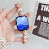Pulsera Tridimensional con Forma de Corazón con Correa Metálica Retráctil Adecuada para Apple 10, 11, Huawei 11, Fit4, Gt6, Pulseras Xiaomi