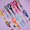Bolsa de Muñeco de Peluche DIY Accesorios para Colgar Joyería Combinación de Colores Correa para Teléfono Móvil Cuerda Trenzada de Nylon Llavero Colgante