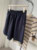 51% Tencel 6% Lino Amarillo Suave Cintura Elástica Muestra la Longitud de las Piernas Casual Casual Genial Pantalones de 4 Puntos Shorts de Verano