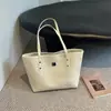 Bolsa de palha tecida da moda estilo coreano para mulheres, nova bolsa de ombro casual da moda 2026, bolsa de axila de grande capacidade
